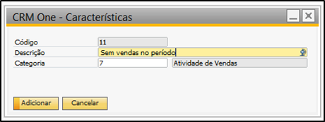 Sem vendas